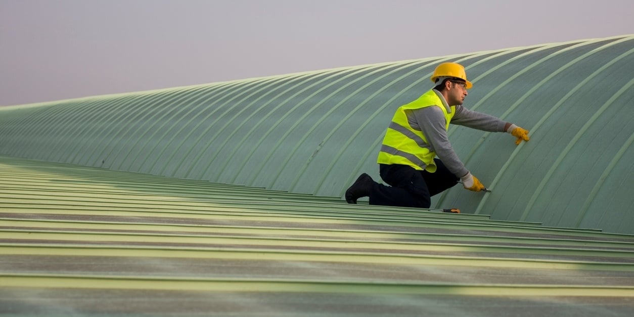 commercial roof routine inspection